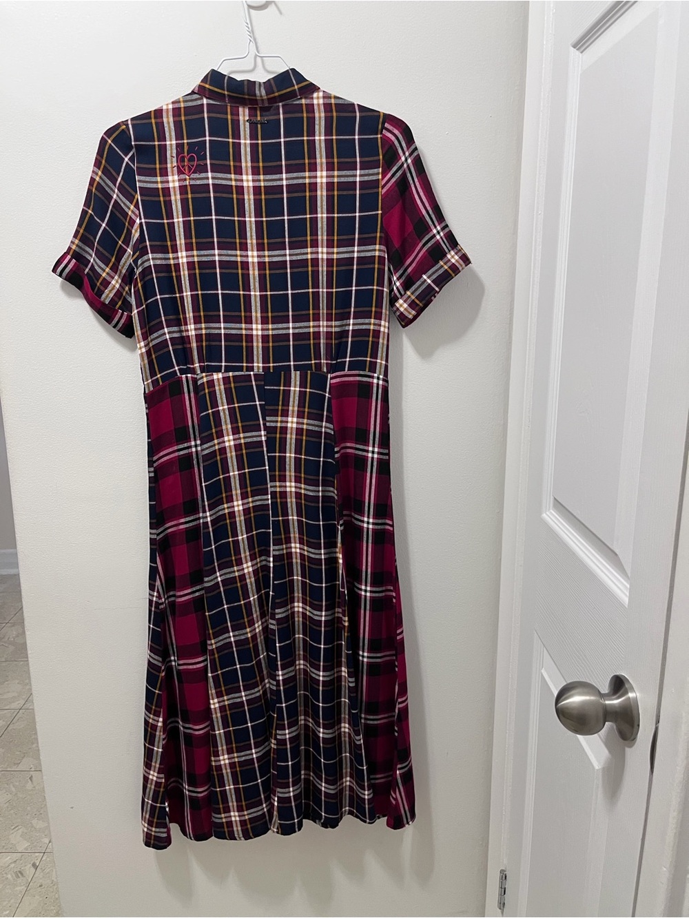 DESIGUAL ROSADA CHECKED DRESS Size 38/6 - Picture 12 of 16